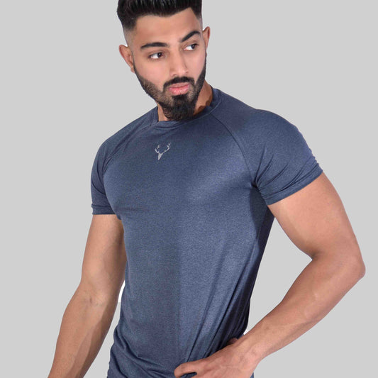 Flex Compression Tee 3.0 (Navy Blue) - Stag Clothing