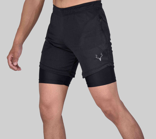 Adapt Compression Shorts 1.0 (Black) - Stag Clothing 