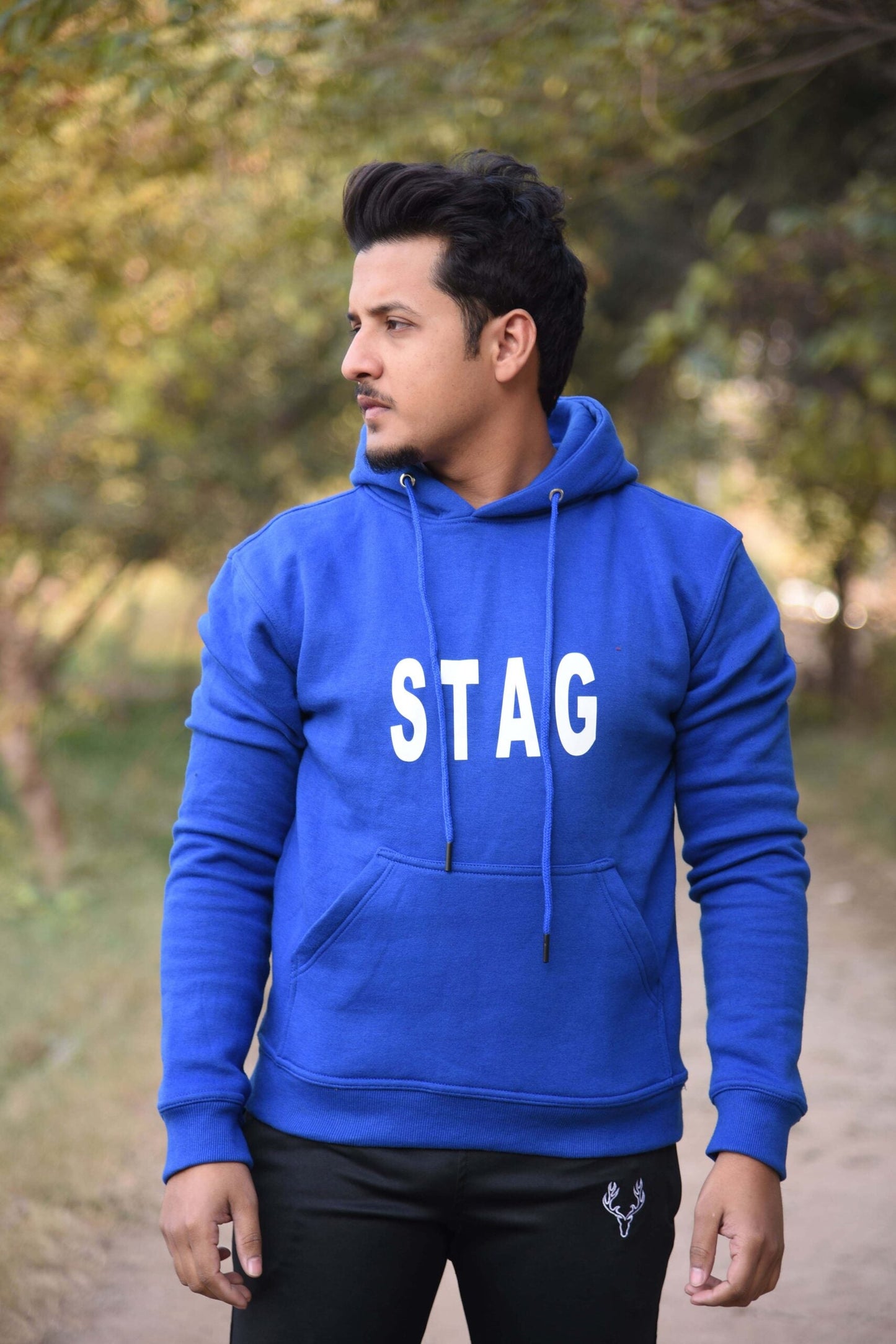 Stag Unisex Blue Hoodie - Stag Clothing 