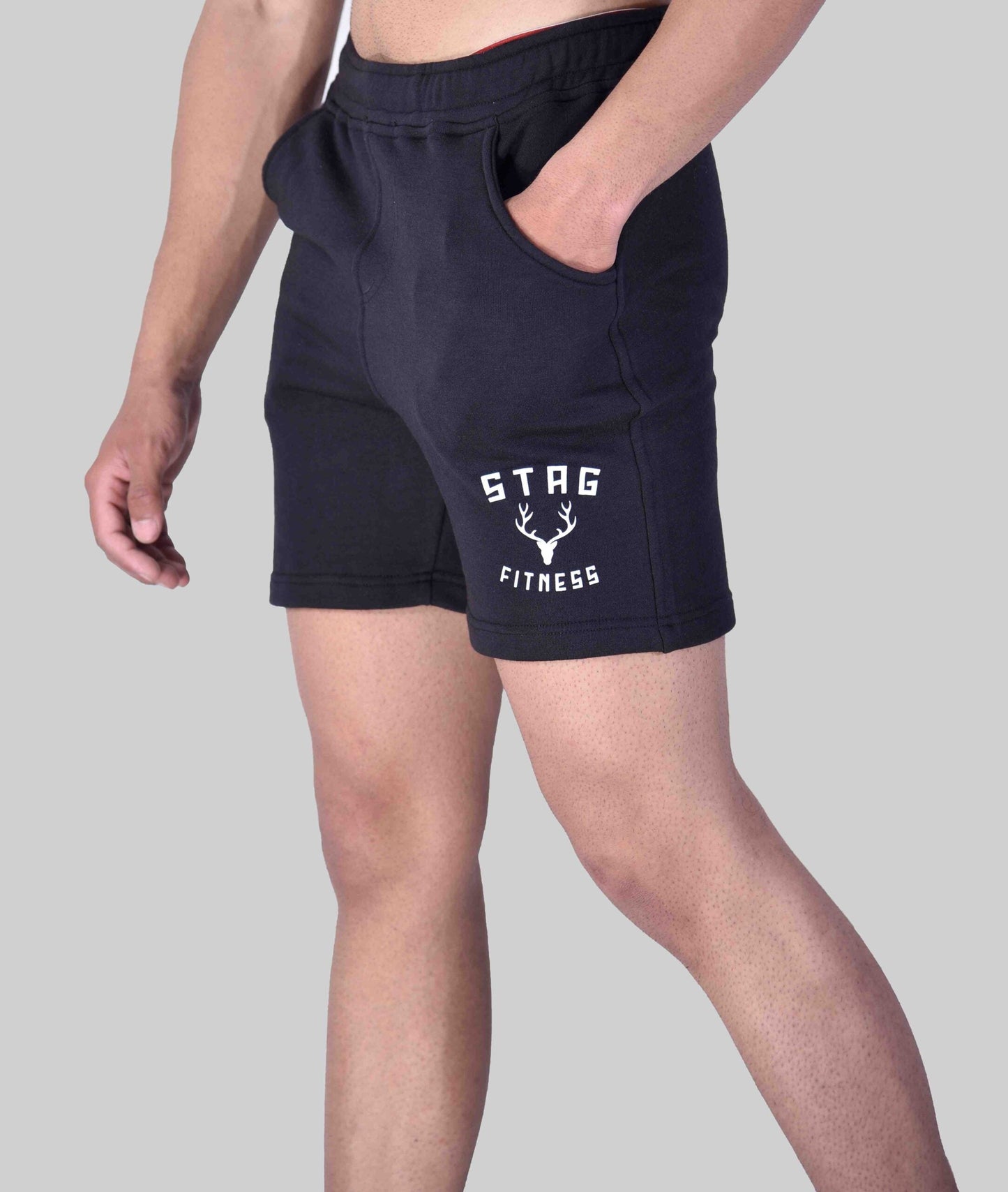 Ultimate Body Building Shorts 1.0 (Black) - Stag Clothing 