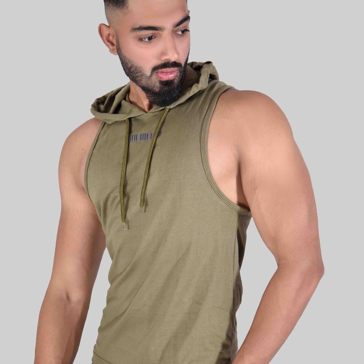 Bold Hooded Tank Top 3.0 (Olive)