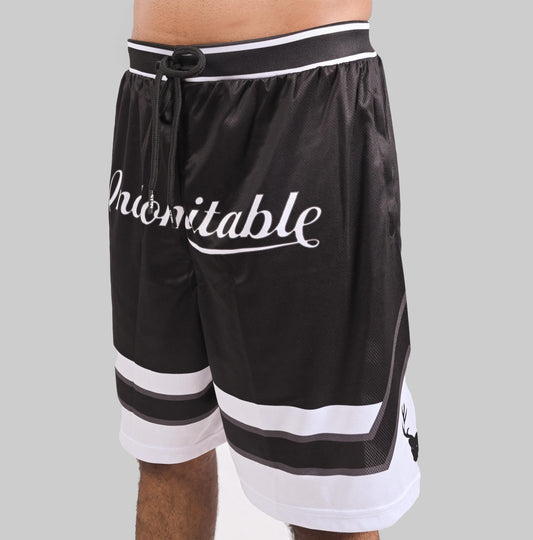 BreezyBall Shorts (BLACK & WHITE) - Stag Clothing 