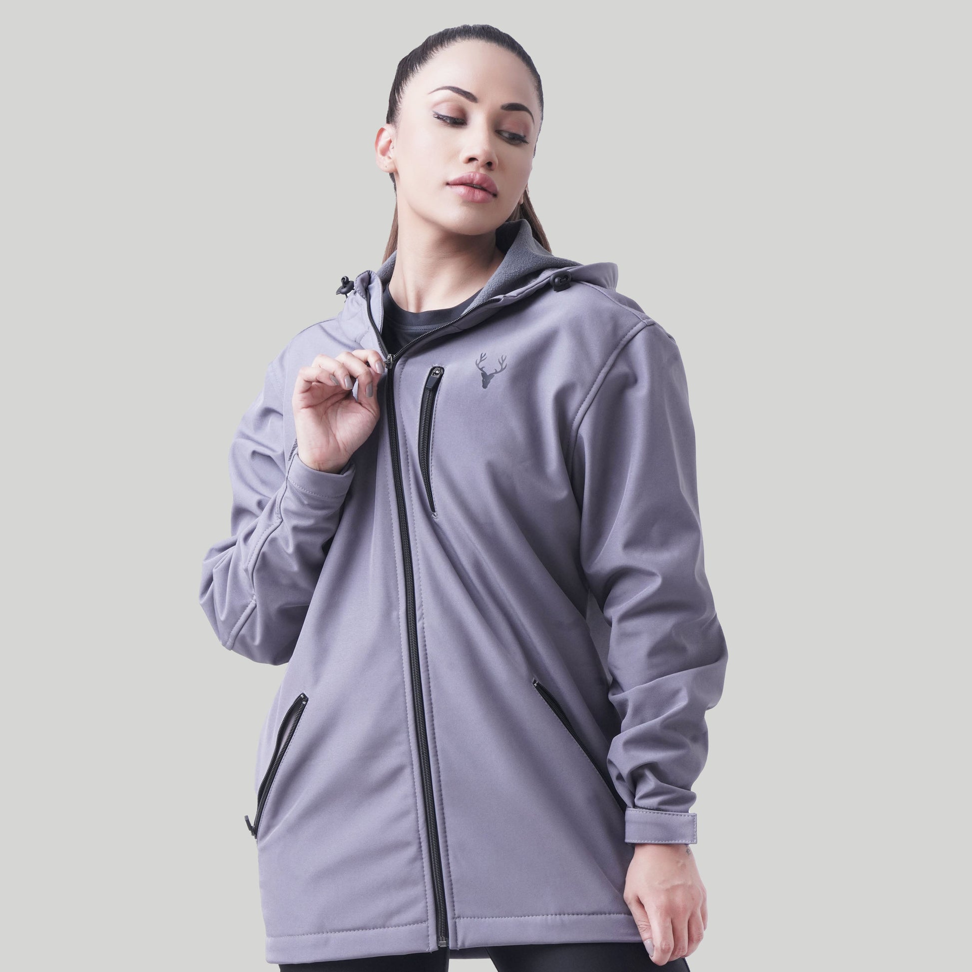 Stag Unisex SoftTech Jacket (Grey) - Stag Clothing