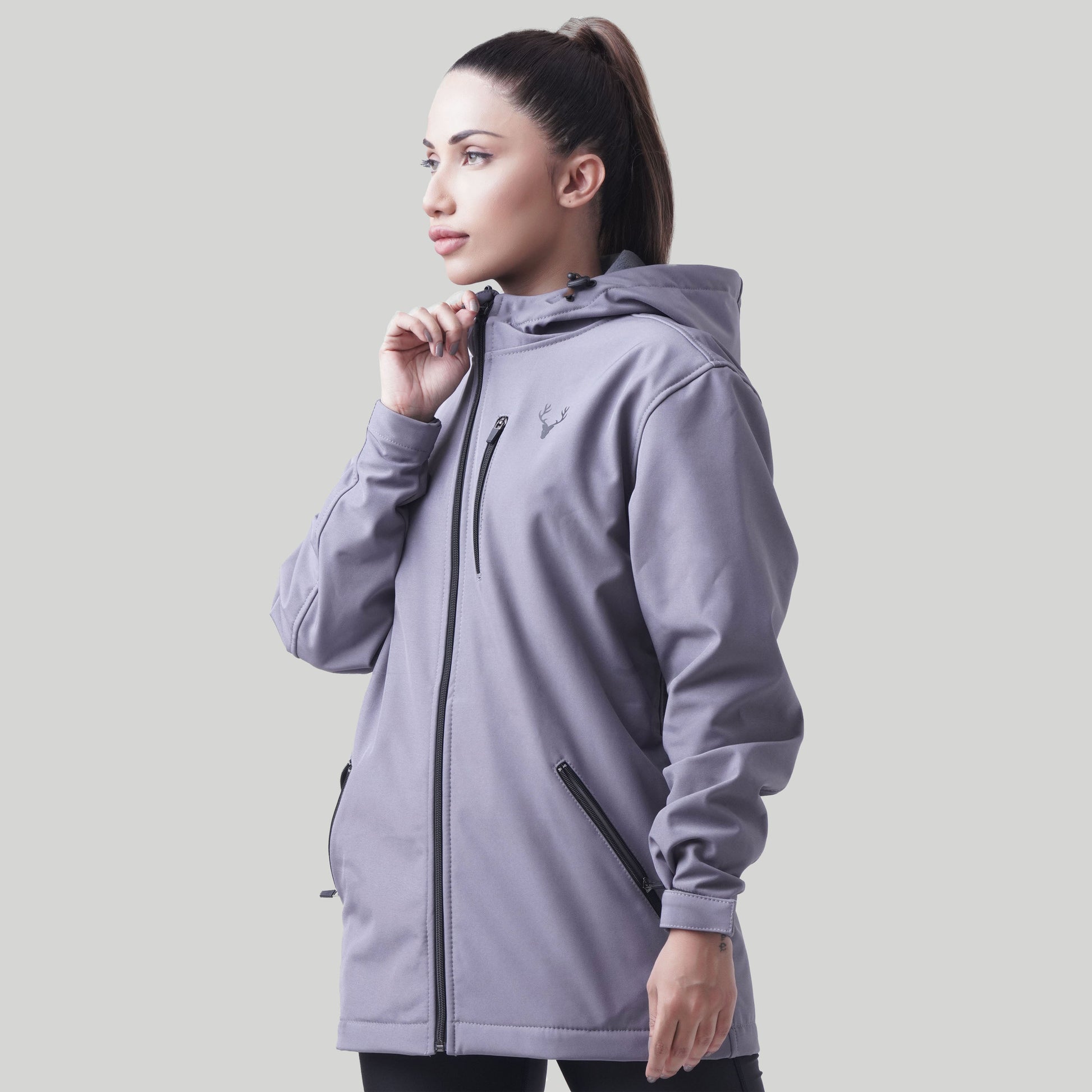 Stag Unisex SoftTech Jacket (Grey) - Stag Clothing