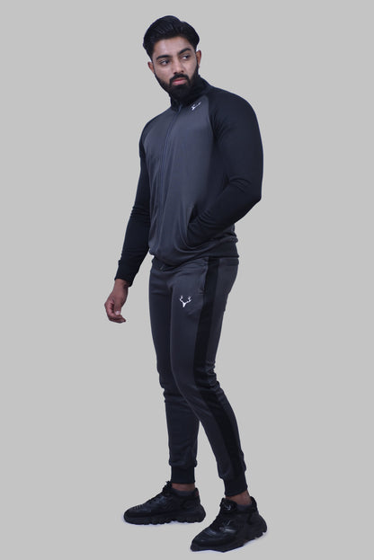 Stag Elite Tracksuit 2.0 (Charcoal & Black) - Stag Clothing 