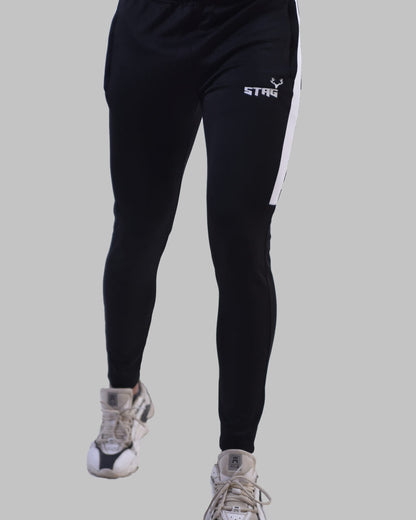Stag Essential Joggers (Black & White) - Stag Clothing 