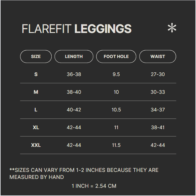 FlareFit Leggings (Black) - Stag Clothing 