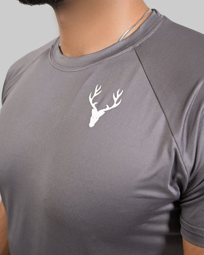 FLEX COMPRESSION TEE 4.0 (CHARCOAL) - Stag Clothing 
