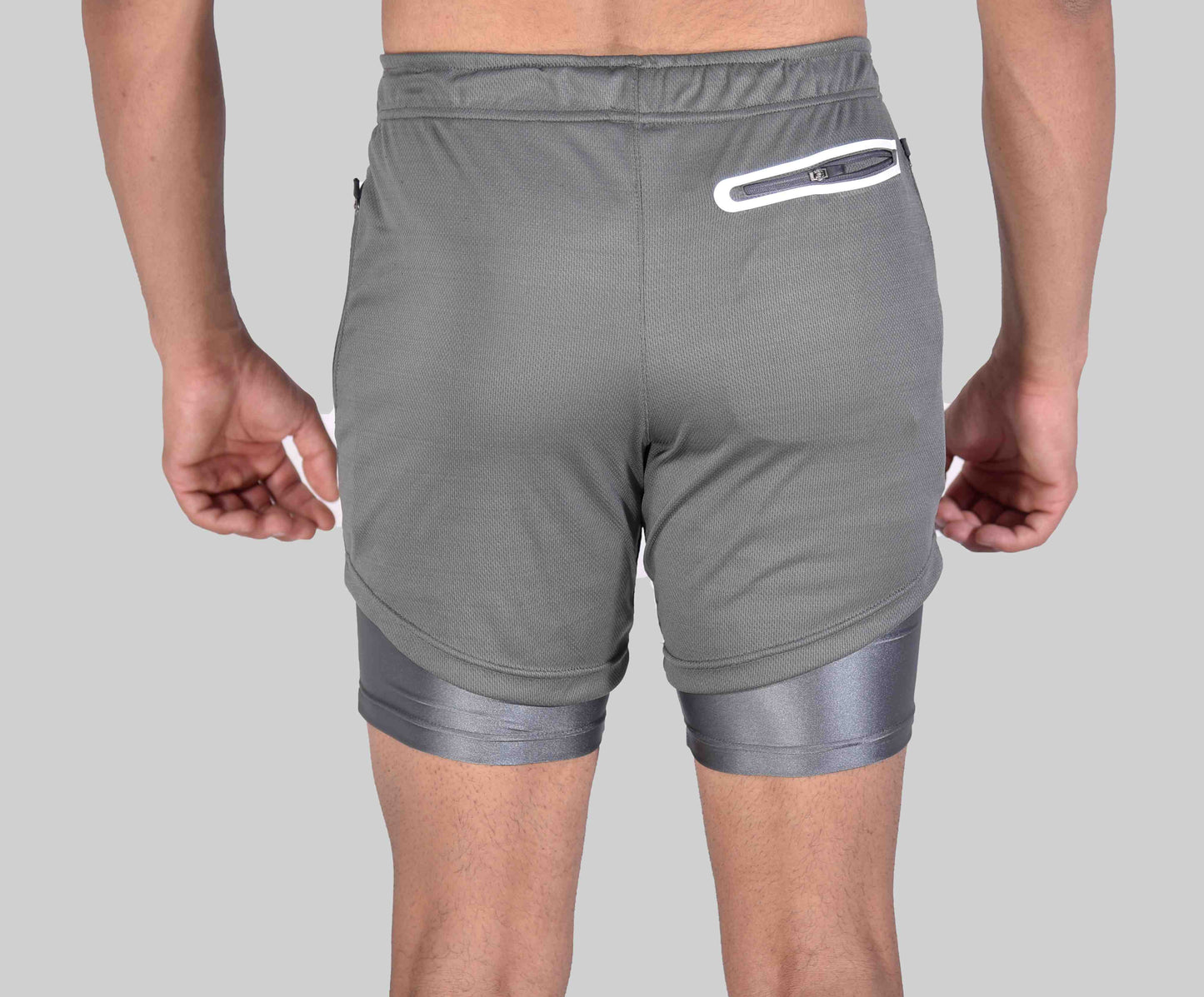 Adapt Compression Shorts 3.0 (Dark Grey) - Stag Clothing 
