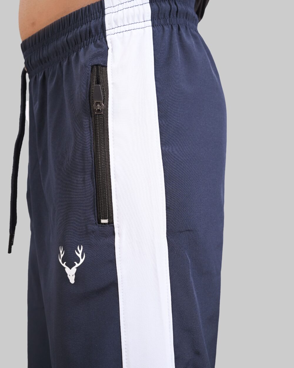 SG Loose Fit Trouser 2.0 (NAVY BLUE & WHITE) - Stag Clothing 