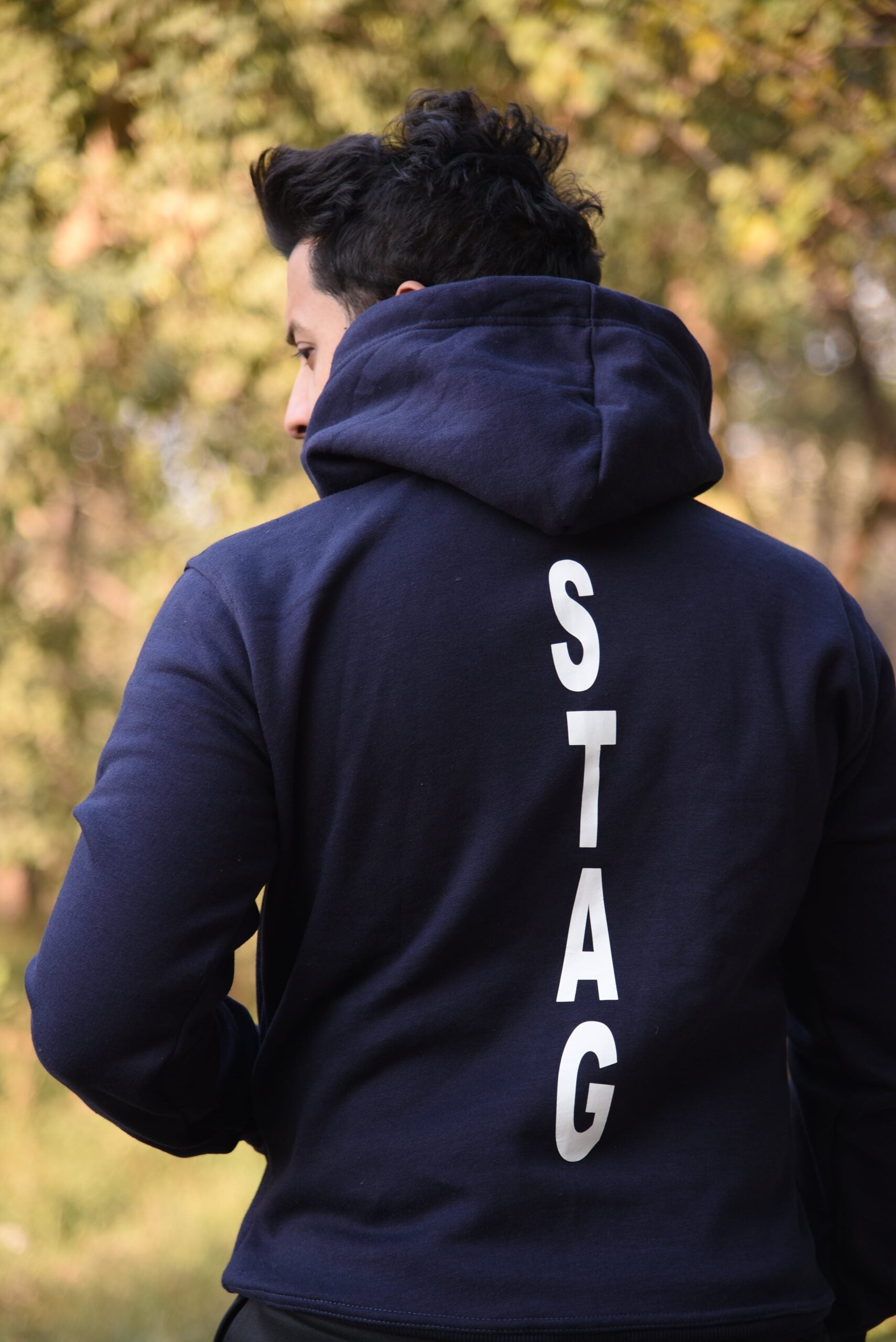 Stag Unisex Navy Blue Hoodie - Stag Clothing