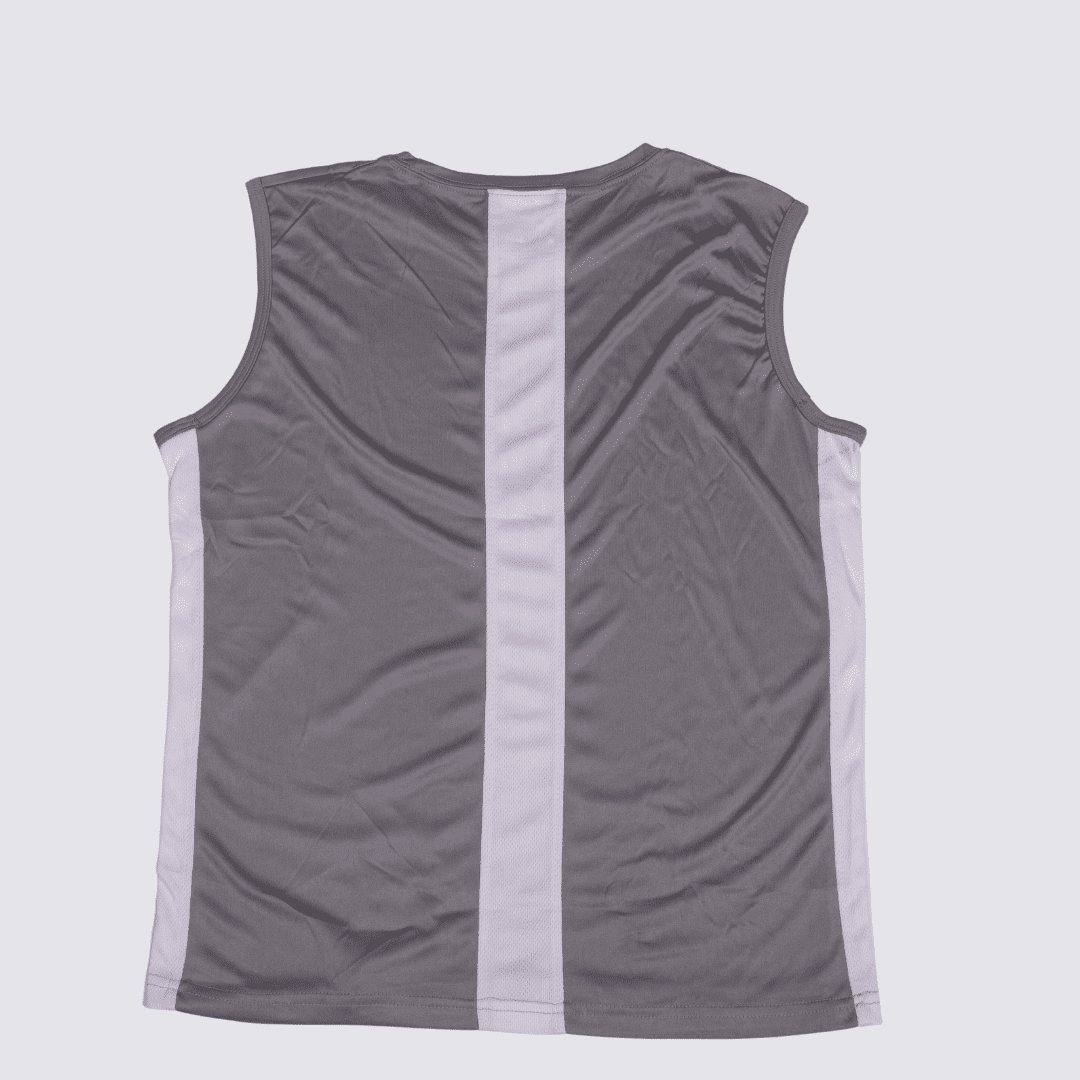 Performance Tanktop (SILVER GREY & WHITE) - Stag Clothing 