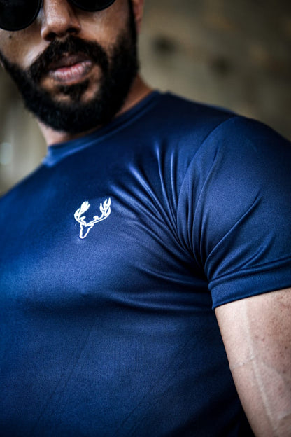 Stag Men Navy Blue Tee - Stag Clothing 