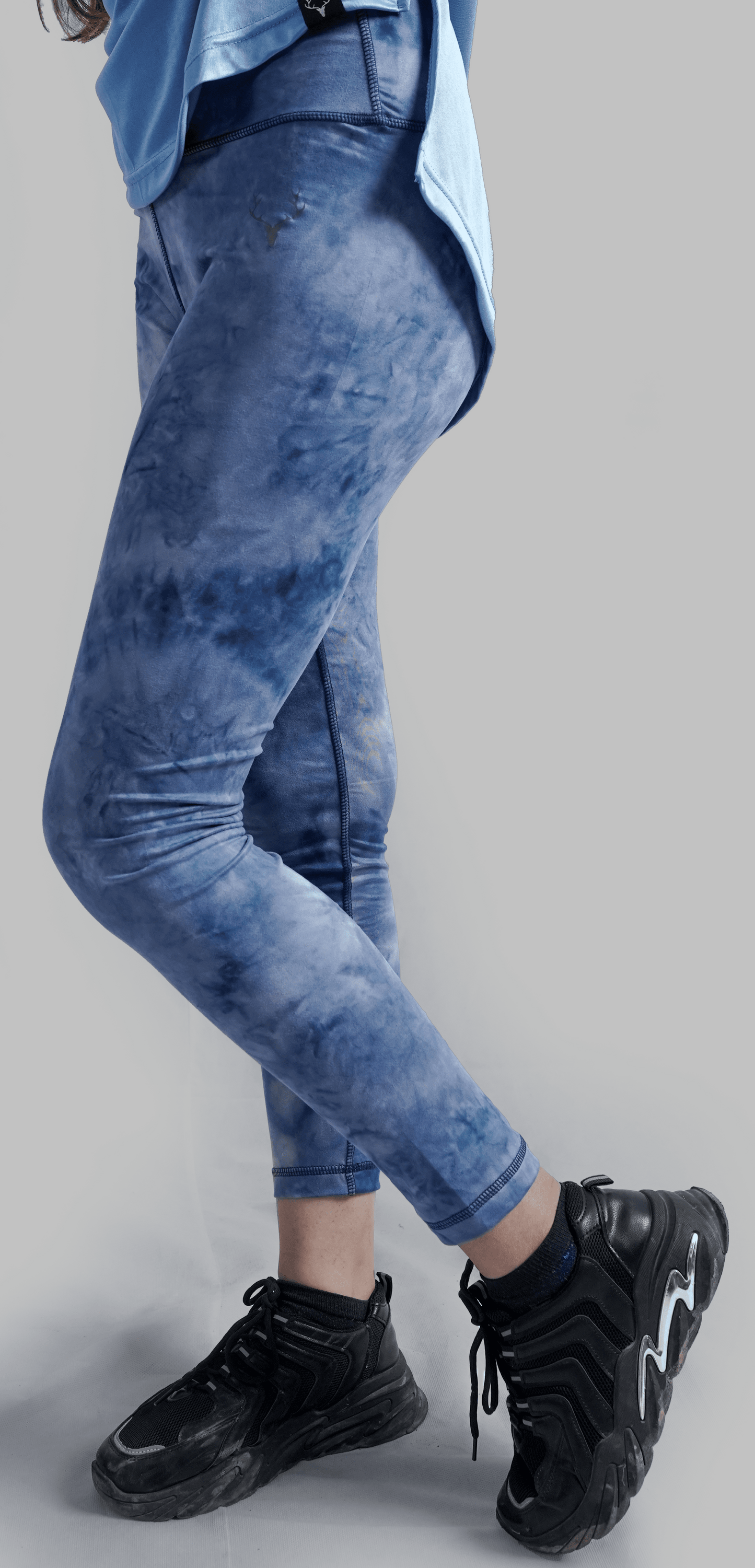 Stag Women Tie and Dye Leggings (BLUE) - Stag Clothing
